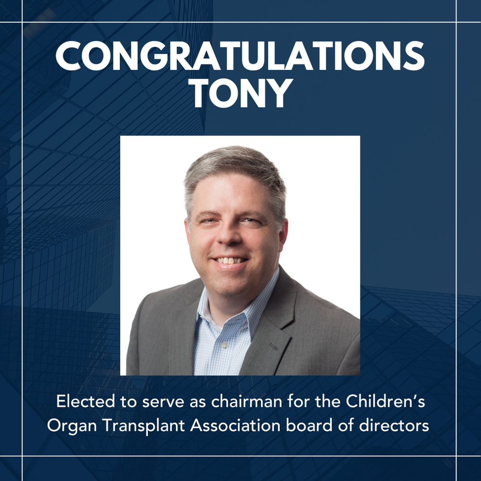 Congrats Tony COTA